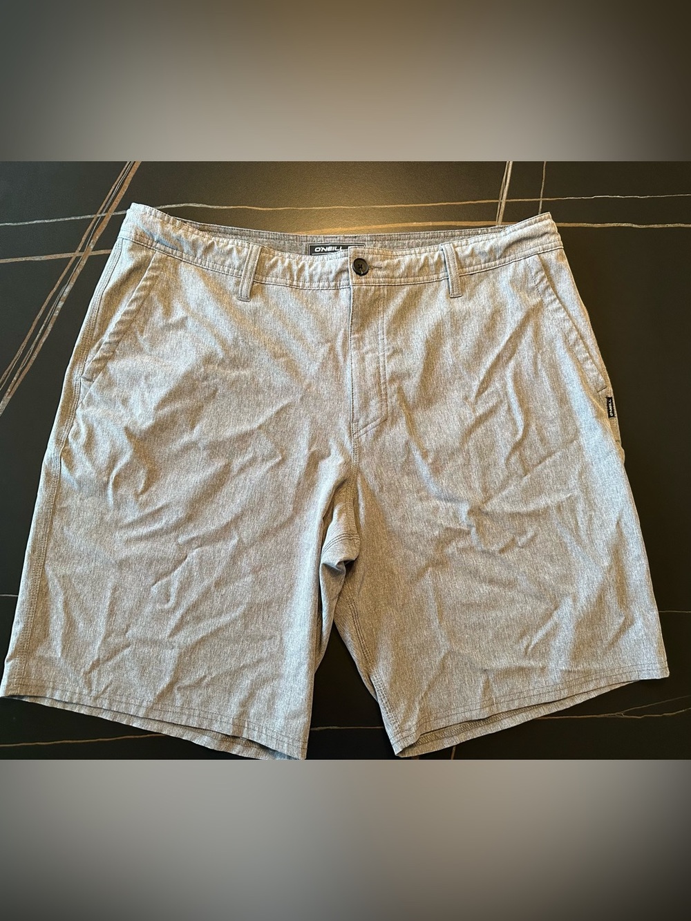 O'Neill Men's Light Gray Hybrid Chino Shorts